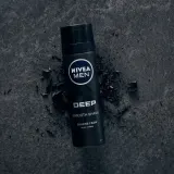 NIVEA MEN Deep Пена для бритья с активированным углём, 200 мл — фото 3