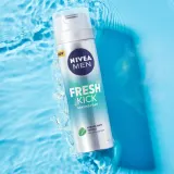 NIVEA MEN Fresh Kick Пена для бритья с ментолом и кактусовой водой, 200 мл — фото 2