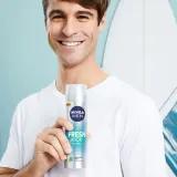 NIVEA MEN Fresh Kick Гель для бритья с ментолом и кактусовой водой, 200 мл — фото 2