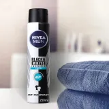 NIVEA MEN Black White Invisible антиперспирант-спрей мужской, 250 мл — фото 3