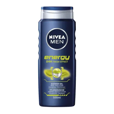NIVEA MEN Energy гель для душа для мужчин, 500 мл