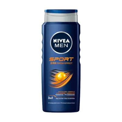 NIVEA Men Sport гель для душа мужской с ароматом лайма, 500 мл