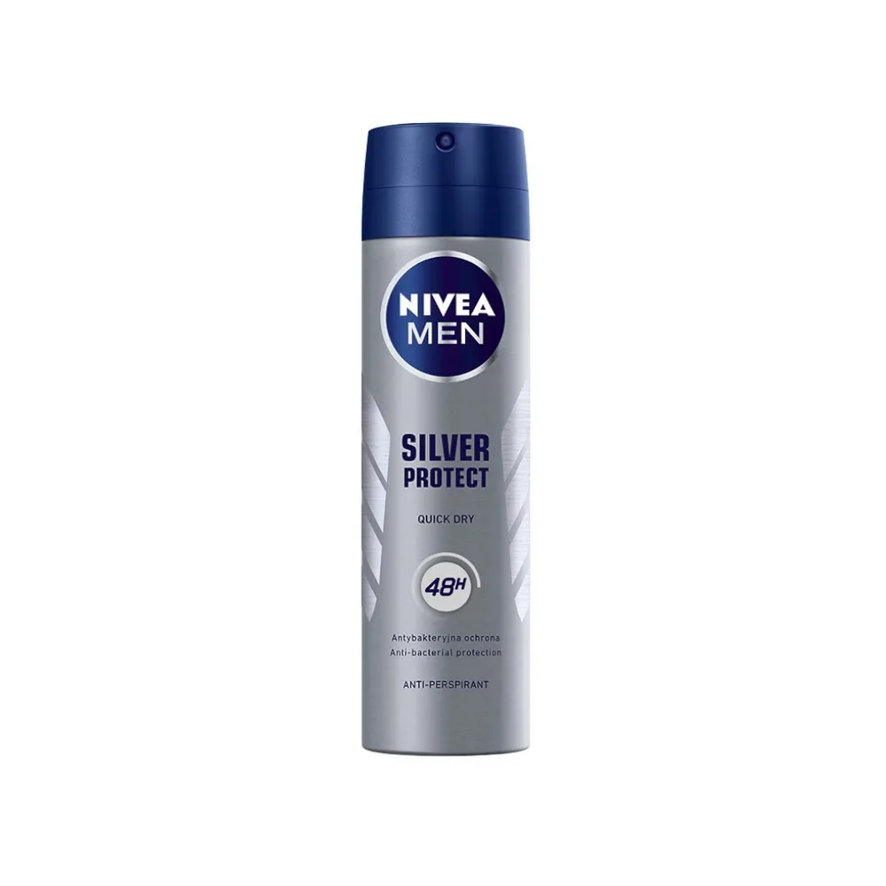 NIVEA MEN Silver Protect антиперспирант-спрей мужской, 150 мл