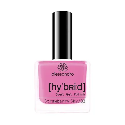 Alessandro Hybridlack лак для ногтей Made In L.A. голубой 8 мл, оттенок Strawberry Red
