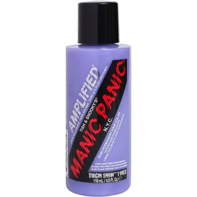 Manic Panic Amplified Virgin Snow тонирующая краска для волос, оттенок Virgin Snow, 118 мл