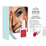 Nailtime DUPLEX Classic Collection набор для УФ-маникюра: база, цветной лак и топ по 8 мл — фото 1