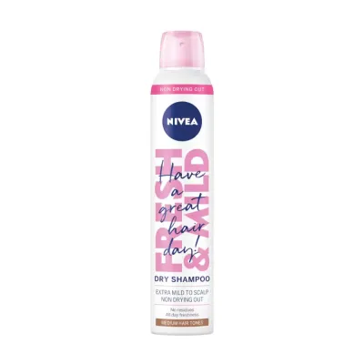 NIVEA Fresh Revive сухой шампунь для волос средних оттенков 200 мл