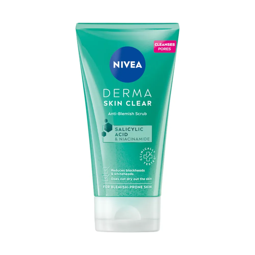NIVEA Derma Skin Clear пилинг для лица против несовершенств, 150 мл