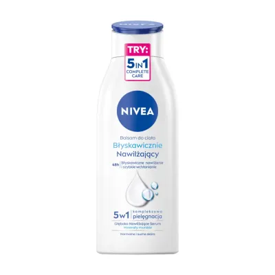 NIVEA мгновенно увлажняющий бальзам для тела для сухой кожи, 400 мл