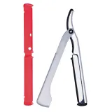 Erbe Open razor опасная бритва со сменными лезвиями, модель для начинающих 13,5 см, 1 шт — фото 3