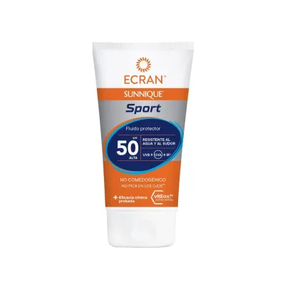 Ecran Sport солнцезащитный флюид для тела SPF 50 40 мл