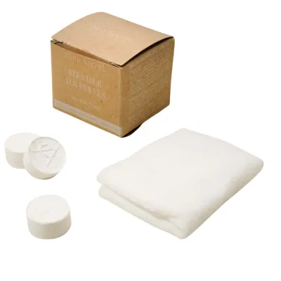 Alma Secret Reusable Eco-Towels прессованная салфетка для снятия макияжа из вискозы, 1 шт