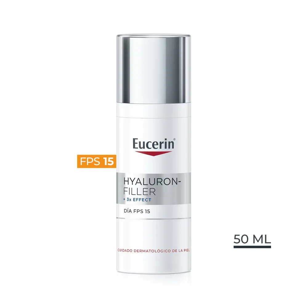 Eucerin Hyaluron-Filler Крем для лица дневной с гиалуроновой кислотой, для нормальной и комбинированной кожи, лёгкая текстура, 50 мл