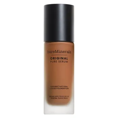 bareMinerals Strength and Length Brow Gel ухаживающий гель для бровей с пептидами и экстрактом клевера, 30 мл, оттенок Deep Warm 5