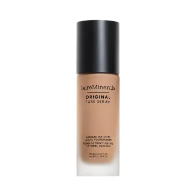 bareMinerals Strength and Length Brow Gel ухаживающий гель для бровей с пептидами и экстрактом клевера, 30 мл, оттенок MEDIUM COOL 3