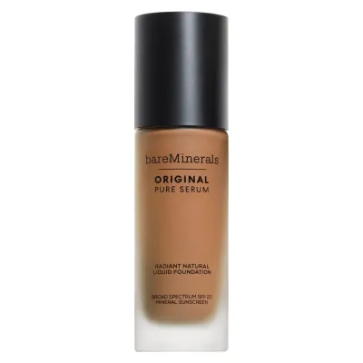 bareMinerals Strength and Length Brow Gel ухаживающий гель для бровей с пептидами и экстрактом клевера, 30 мл, оттенок Medium Deep Neutral 4.5
