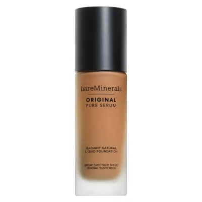 bareMinerals Strength and Length Brow Gel ухаживающий гель для бровей с пептидами и экстрактом клевера, 30 мл, оттенок Medium Deep Warm 4