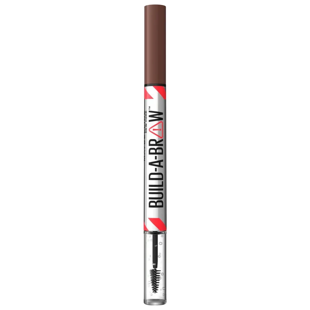 Maybelline Build-A-Brow карандаш для бровей 2 в 1 с фиксирующим гелем, оттенок 257 Medium Brown, 1,65 г