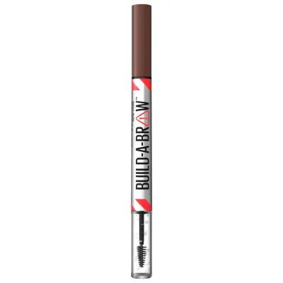 Maybelline Build-A-Brow карандаш для бровей 2 в 1 с фиксирующим гелем, оттенок 257 Medium Brown, 1,65 г
