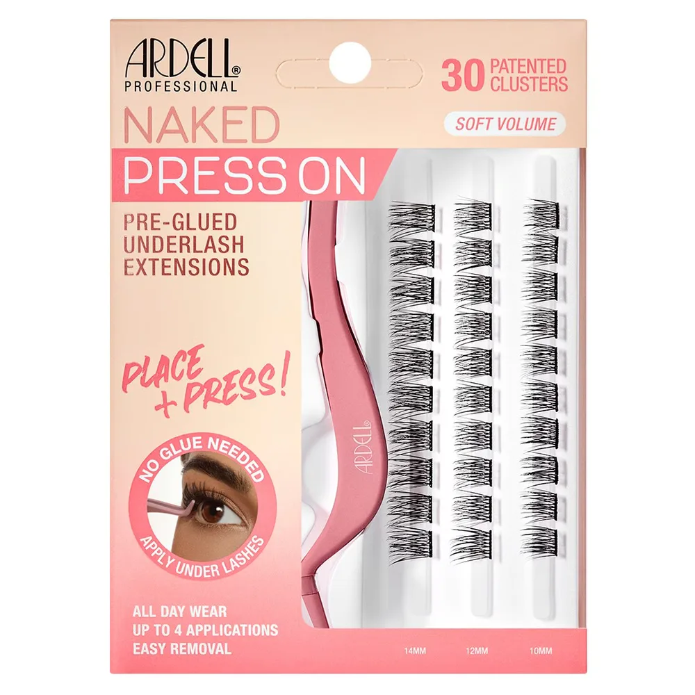 Ardell Naked Press On Volume самоклеящиеся пучки ресниц, 30 шт