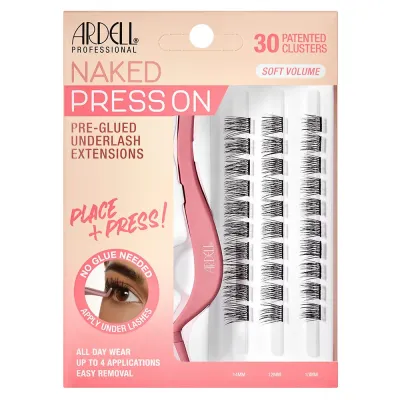 Ardell Naked Press On Volume самоклеящиеся пучки ресниц, 30 шт