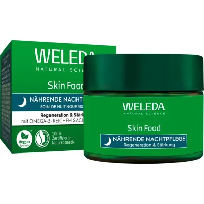 Weleda Skin Food Крем для лица ночной питательный, с маслом сача инчи и растительными экстрактами, 40 мл
