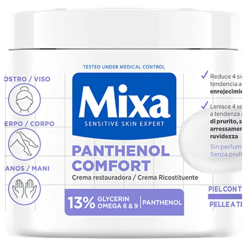 Mixa Panthenol Comfort крем для тела с пантенолом, 400 мл