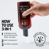 American Crew 3-in-1 Tea Tree шампунь кондиционер и гель для душа 100 мл — фото 5