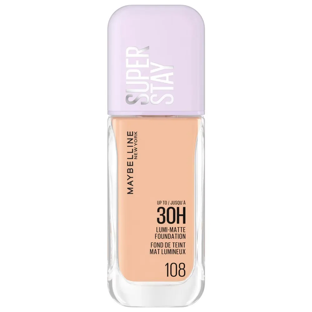 Maybelline Super Stay Lumi Matte тональный крем для лица, оттенок 108, 35 мл, Maybelline New York Super Stay Lumi Matte Foundation 090, podkład для лица, 35 мл / 35 мл / 35 мл (1223489)