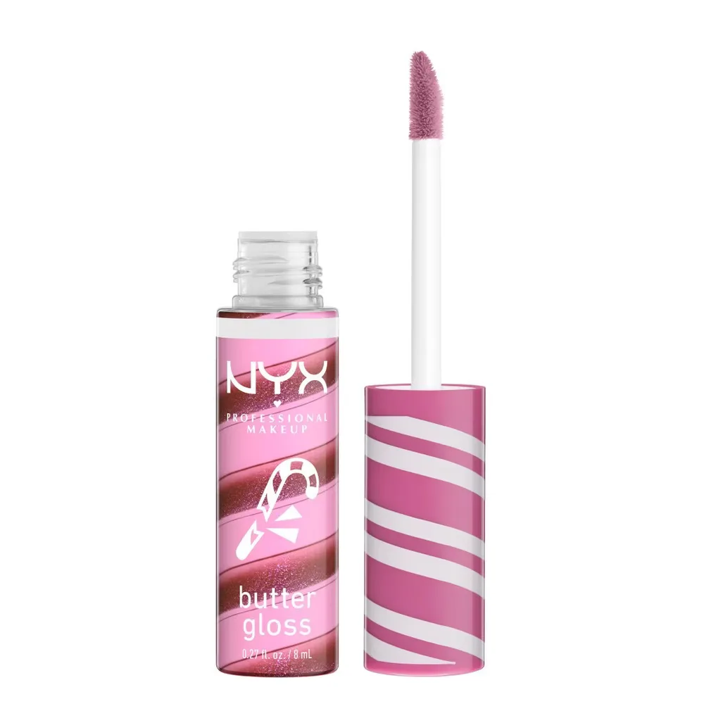 NYX Professional Makeup Butter Gloss Swirl блеск для губ, 1 шт, оттенок Peppermint Swirl