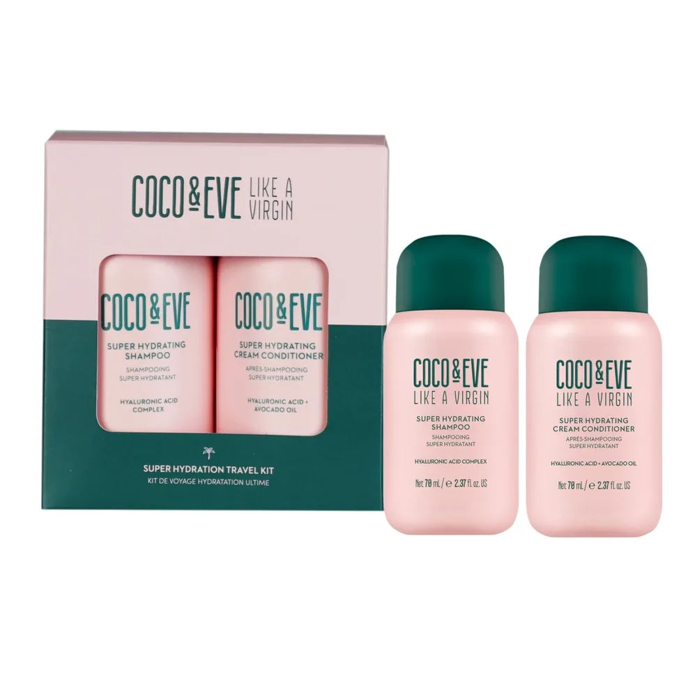 Coco and Eve Like a Virgin Super Hydration Travel Kit дорожный набор шампунь и уход для сухих волос увлажнение 1 шт Coco & Eve Like a Virgin Super Hydration Travel Kit