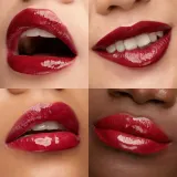 KIKO Milano Unlimited Double Touch жидкая помада и блеск для губ 2 в 1, 6 мл, оттенок 106 - SATIN RUBY RED — фото 4