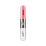 KIKO Milano Unlimited Double Touch жидкая помада и блеск для губ 2 в 1, 6 мл, оттенок 111 - SATIN PINK CAMELLIA — фото 1