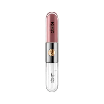 KIKO Milano Unlimited Double Touch жидкая помада и блеск для губ 2 в 1, 6 мл, оттенок 121 - DARK ROSY CHESTNUT