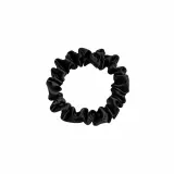 Poshyou Pure Black шелковая резинка для волос маленькая черная 1 шт — фото 1