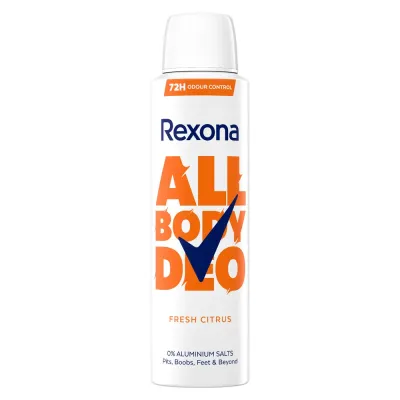 Rexona Fresh Citrus дезодорант-спрей для всего тела, с цитрусовым ароматом, 150 мл