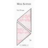 Miss Sophie's Frosted Pink наклейки для ногтей полупрозрачные розовые 1 шт — фото 1