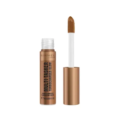 Rimmel London Multi-tasker Turbocharged жидкий хайлайтер для лица, 10 мл
