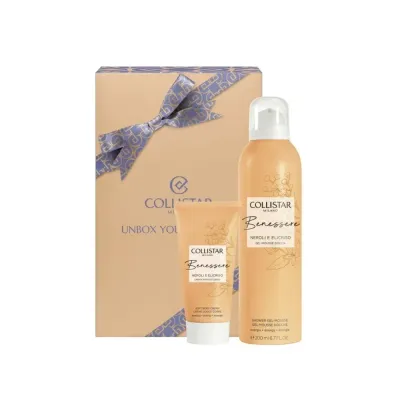Collistar Benessere Neroli набор для тела: гель-мусс для душа и крем для тела с маслом ши, цитрусовый аромат, 1 шт