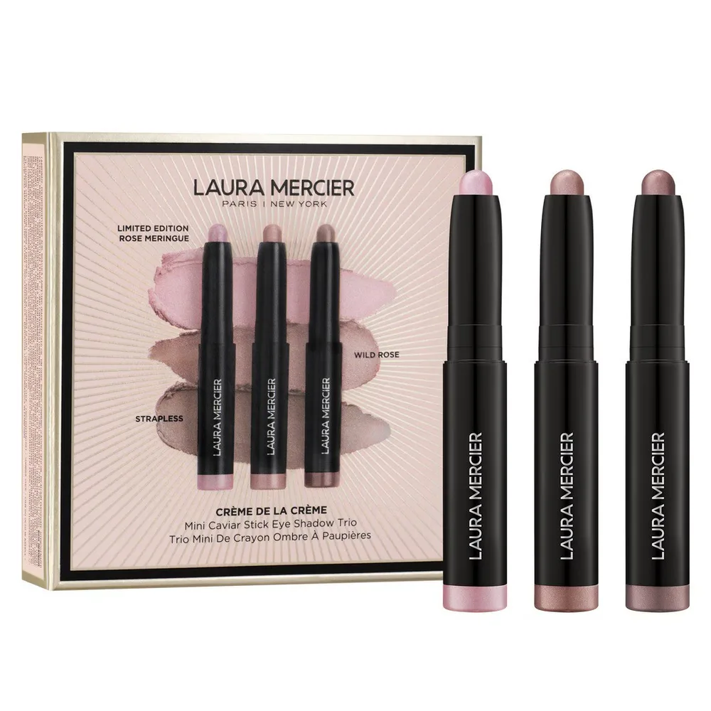Laura Mercier Creme de la Creme набор из трех мини-теней в стике Caviar Stick 1 шт