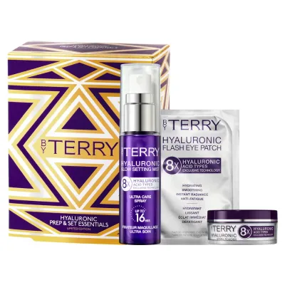 By Terry Hyaluronic Prep and Set Essentials набор: пудра, патчи для глаз и спрей-фиксатор, 1 шт