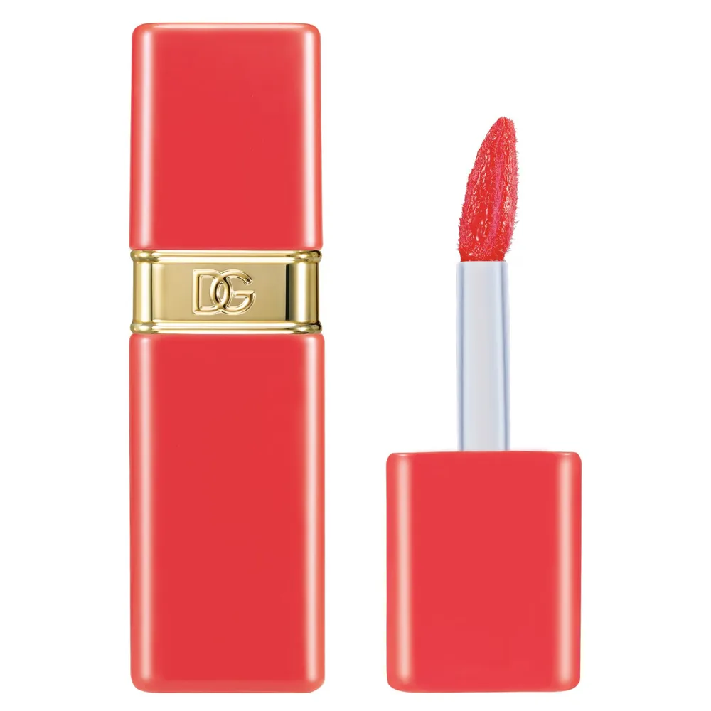 Dolce and Gabbana Rose Dew Lip Bite сияющий увлажняющий тинт для губ с эффектом укушенных губ, 7 мл, оттенок 03 - FIZZY CORAL