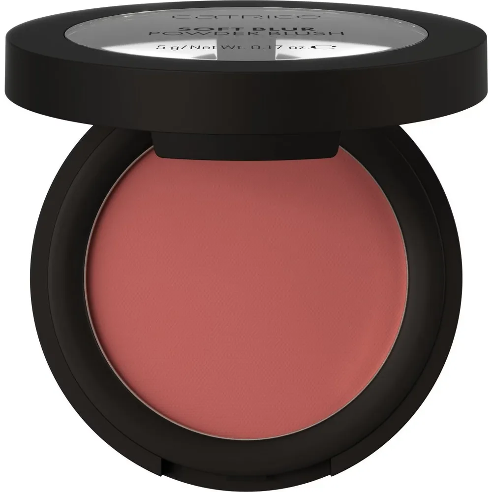 Catrice Soft Blur пудровые румяна, 020 Coral Cloud, дорожный формат, 5 г, оттенок 060 - BERRY ME LATER! - Travel Size