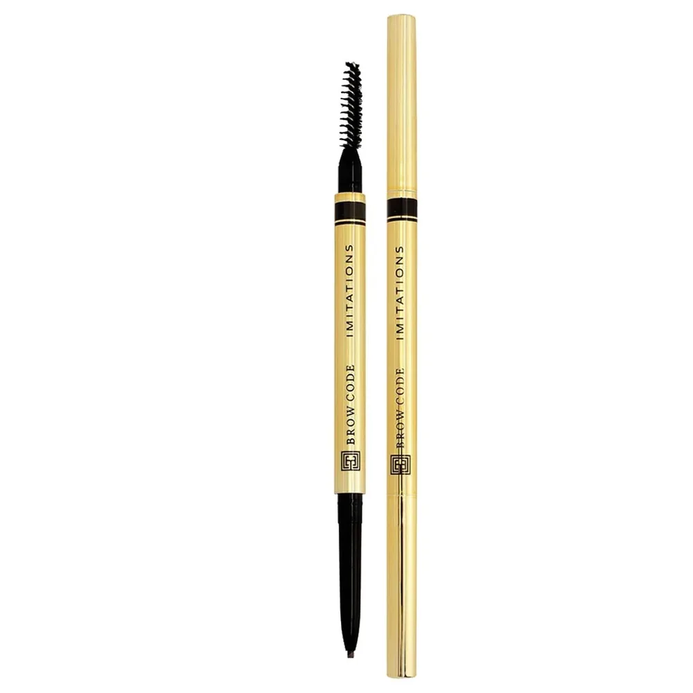 Brow Code Imitations Pencil карандаш для бровей с микро-стержнем и щёточкой, 15 г, оттенок Deep Dark Brute