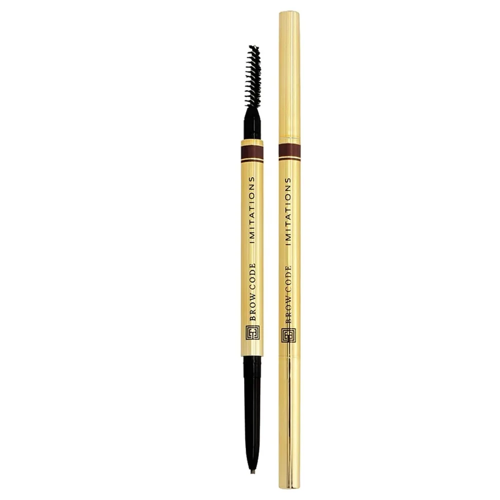 Brow Code Imitations Pencil карандаш для бровей с микро-стержнем и щёточкой, 15 г, оттенок Warm Medium Brown