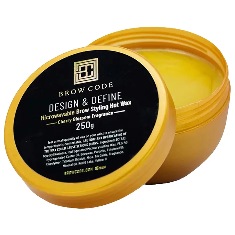 Brow Code Microwavable Wax горячий воск для бровей для микроволновки, 250 г