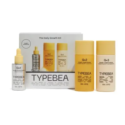 Typebea The Daily Growth Kit набор для ухода за волосами и кожей головы, 3 средства, 1 шт
