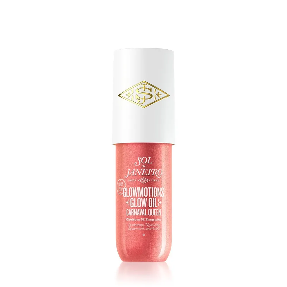 Sol de Janeiro Glowmotions Carnaval Queen мерцающее масло для тела с сиянием розового золота, 75 мл