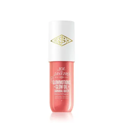 Sol de Janeiro Glowmotions Carnaval Queen мерцающее масло для тела с сиянием розового золота, 75 мл