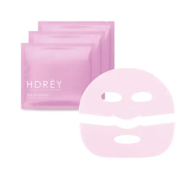 Hdrey Pink Revolution Two Parts Glow and Moisture маска для лица гидрогелевая двухсоставная, 3 шт